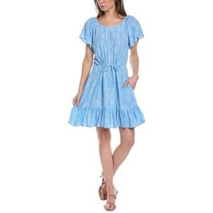 Walker & Wade Womens  Kat Mini Dress, Blue - Small